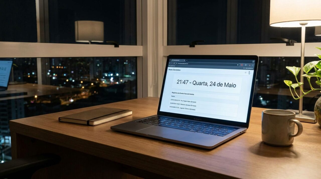 Funcionário bate o ponto e continua respondendo mensagens do chefe, semanas depois, percebe que esse período nunca aparece no sistema e começa a questionar quando o trabalho após o expediente entra na jornada