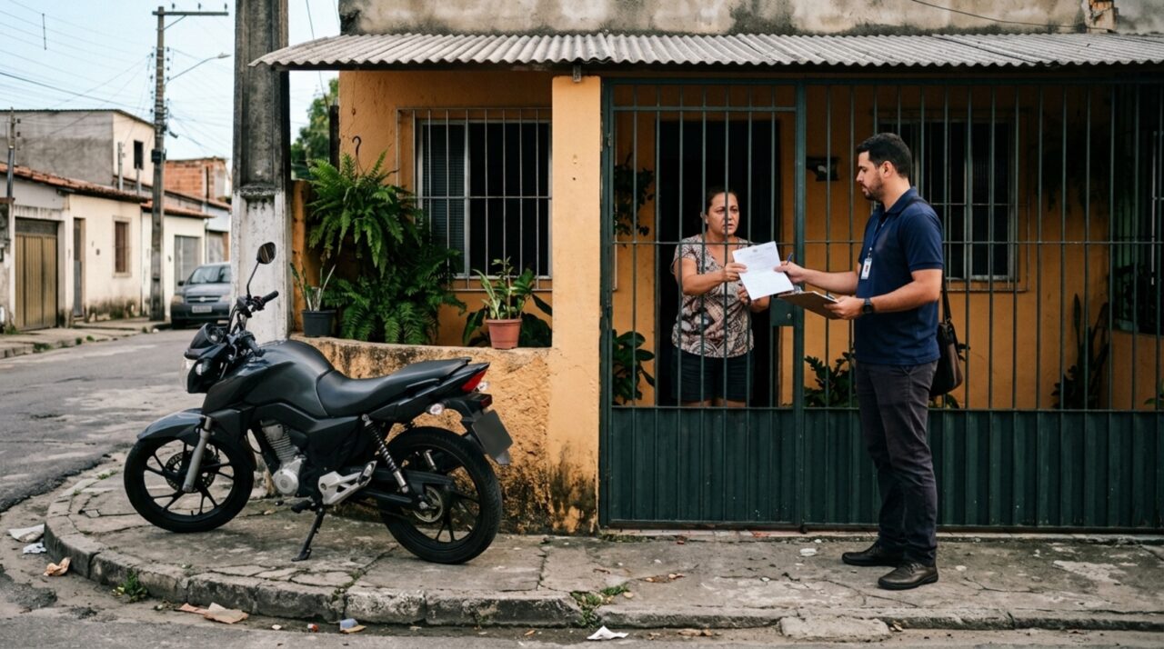 Jovem financia uma moto de R$ 22 mil em 48 parcelas, perde o emprego no quinto mês e descobre que o banco pode apreender o veículo mesmo com apenas duas parcelas atrasadas