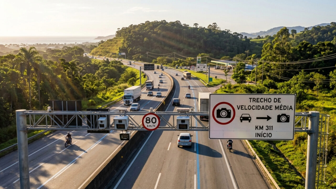 ANTT autoriza 8 estados a testarem novo radar de velocidade média nas rodovias; saiba quais