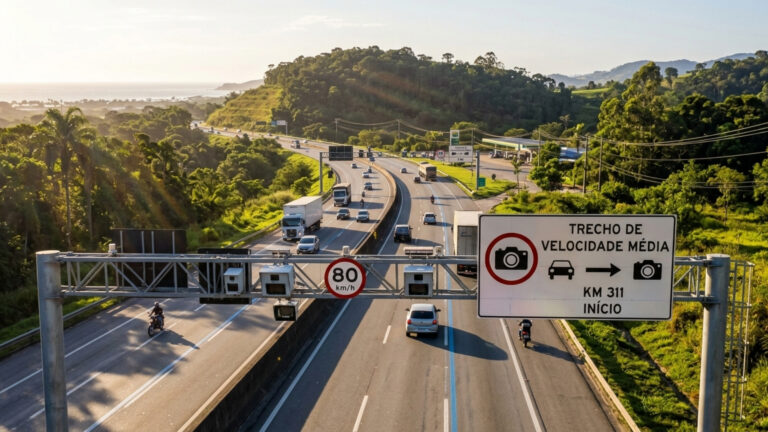 Oito estados brasileiros vão testar novo radar de velocidade média em rodovias; saiba quais