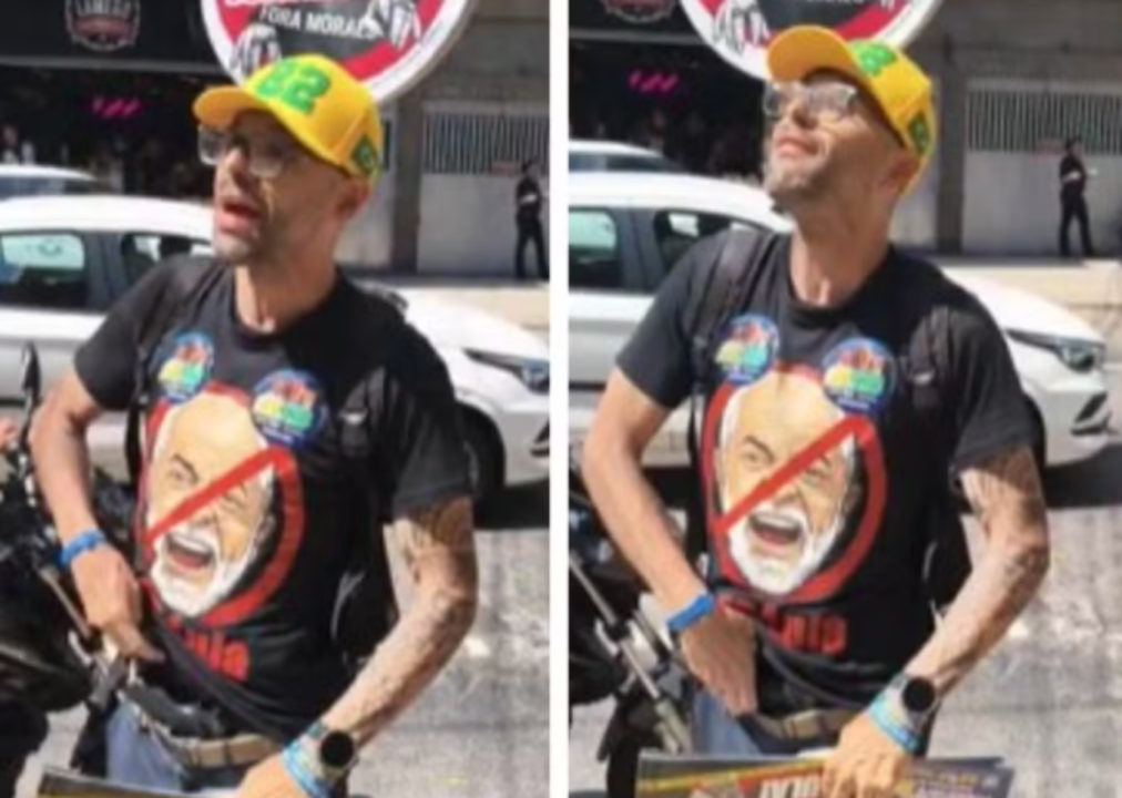 Deputado do PL exibe arma em confronto com militantes do PSOL
