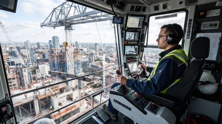A carreira e os ganhos do operador de guindaste no mercado da construção civil e indústria