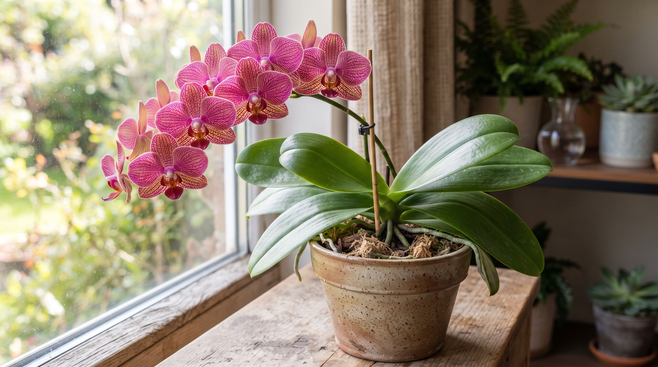 Orquídea Phalaenopsis: o passo a passo seguro para usar canela em pó nas raízes, selar cortes e estimular hastes cheias de botões