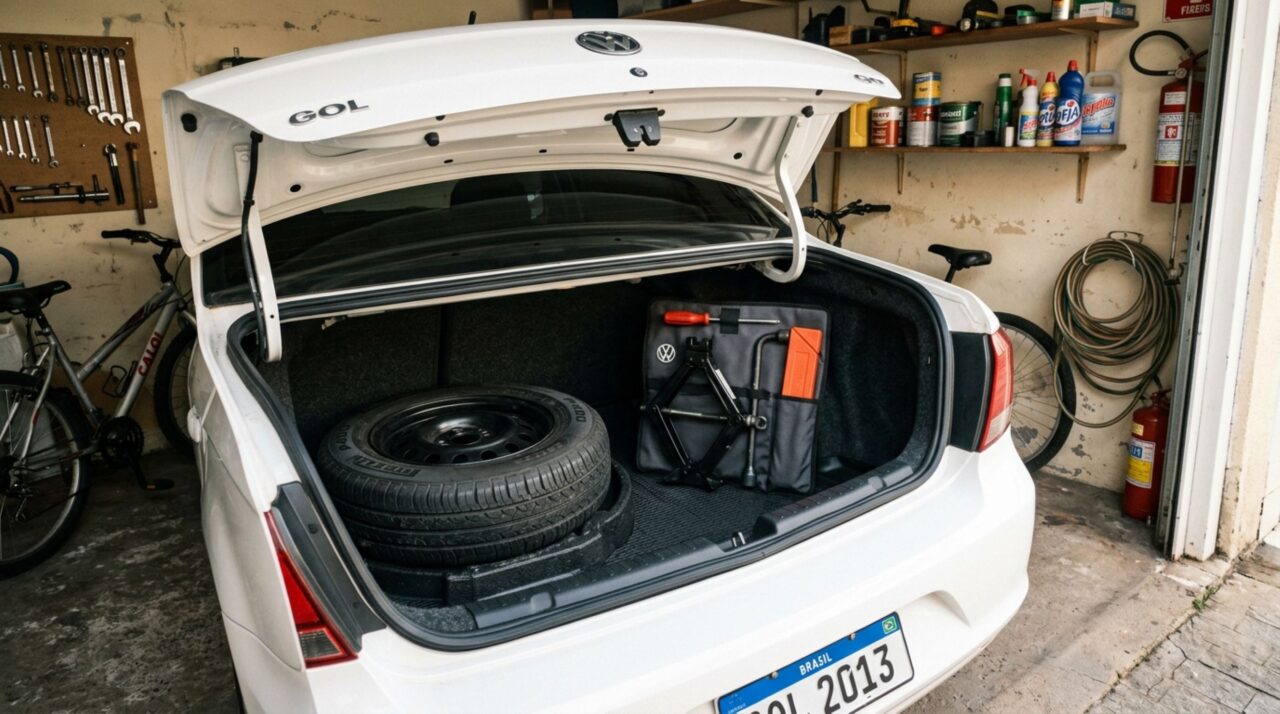 Motorista é parado em blitz sem estepe no porta-malas, acredita que qualquer carro moderno pode circular apenas com kit de reparo e fiscalização explica quando o pneu sobressalente pode ser dispensado