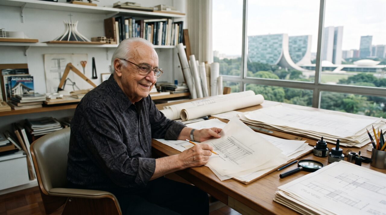 A história, os projetos marcantes e as frases de Oscar Niemeyer na arquitetura.