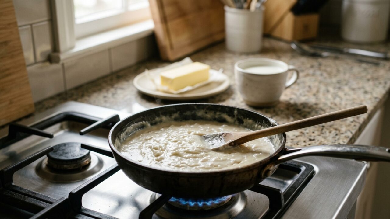Cozinheiros revelam: mais manteiga não é o melhor caminho para deixar o molho branco cremoso