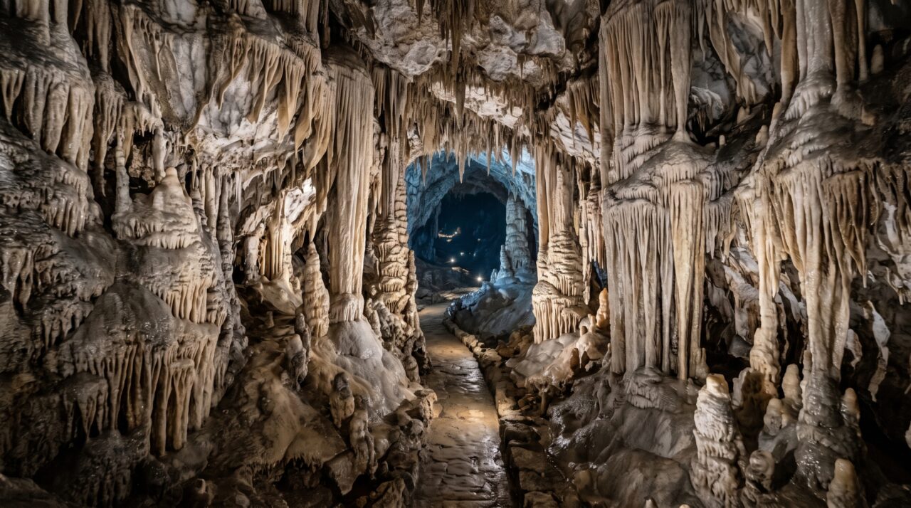 Cavernas escondidas sob montanhas da Califórnia mudam de gelo transparente a ambientes quentes porque suas entradas estão separadas por mais de 2.400 metros de altitude