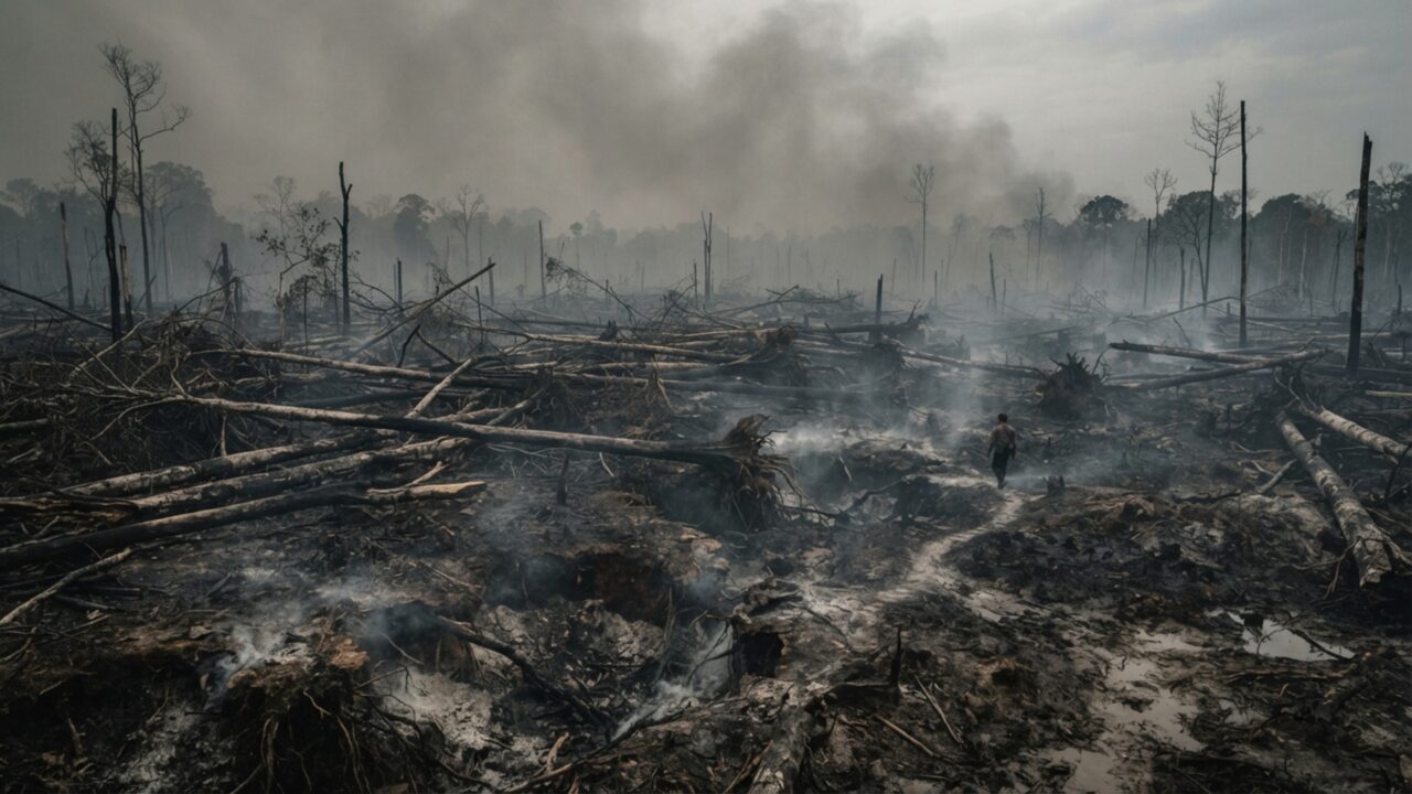 Fogo desceu para baixo do solo na Indonésia: turfa seca continuou queimando mesmo longe das chamas visíveis