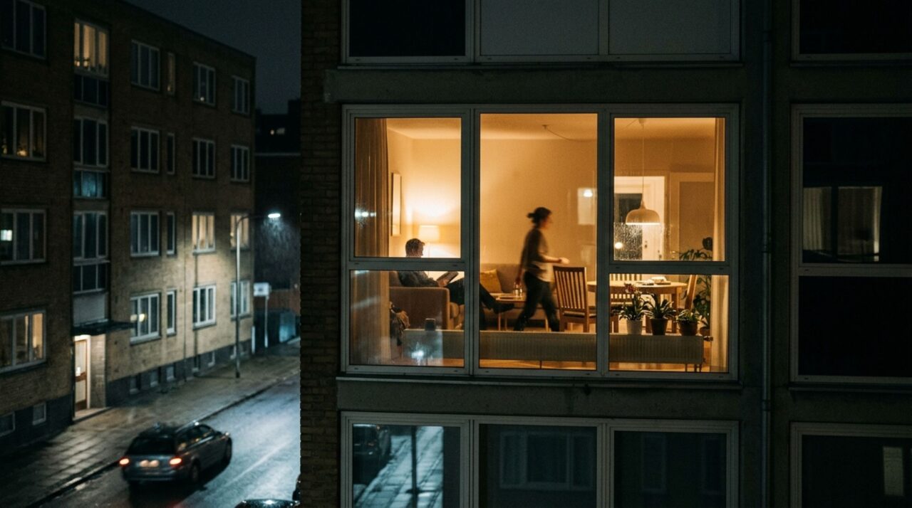 Família instala película espelhada nas janelas para ter mais privacidade e moradora do prédio da frente percebe que à noite o efeito se inverte e deixa todo o apartamento visível