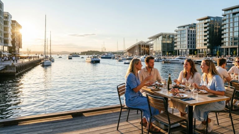 Durante o verão, o sol permanece no céu por horas além do que muitos visitantes esperam, mudando a rotina de parques, restaurantes e ruas desta capital nórdica