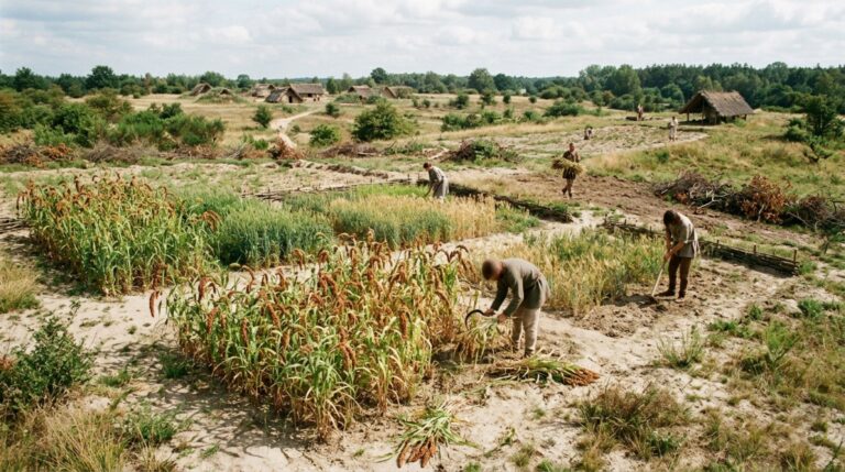 O milheto permitiu ampliar o uso agrícola de áreas antes pouco exploradas