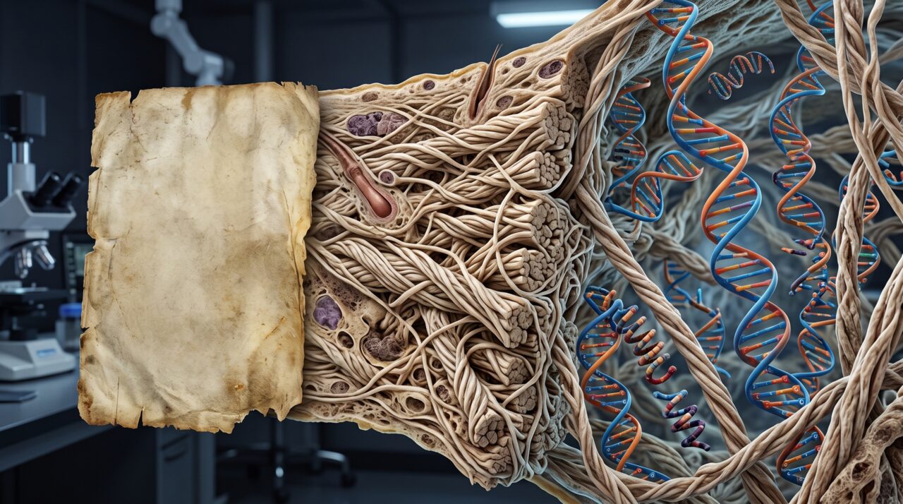 Um manuscrito medieval virou arquivo biológico sem que seus escribas soubessem e o DNA preservado no pergaminho ajudou a reconstruir 3.500 anos de um vírus de ovelhas