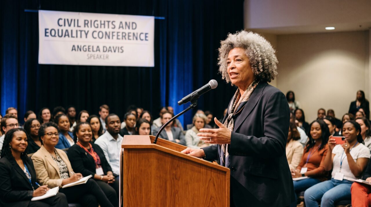 A filosofia de Angela Davis sobre não aceitar as injustiças e buscar a mudança
