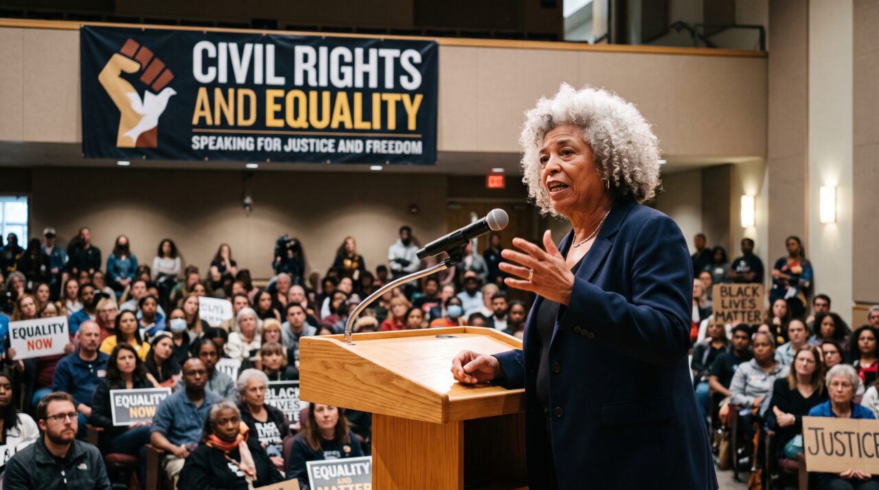 Angela Davis, filósofa e ativista americana, sobre não se conformar com as injustiças: “Eu não estou mais aceitando as coisas que não posso mudar. Estou mudando as coisas que não posso aceitar”