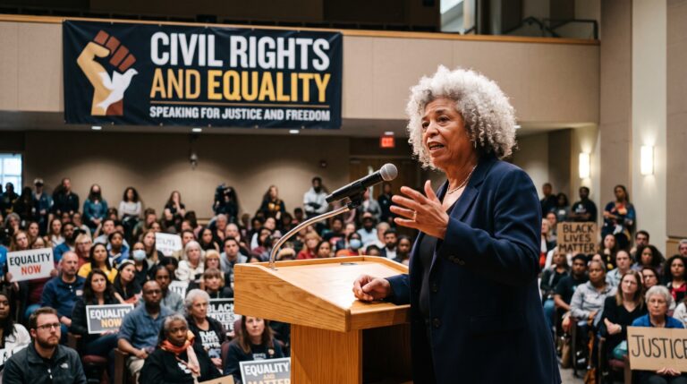 A filosofia de Angela Davis sobre não aceitar as injustiças e buscar a mudança