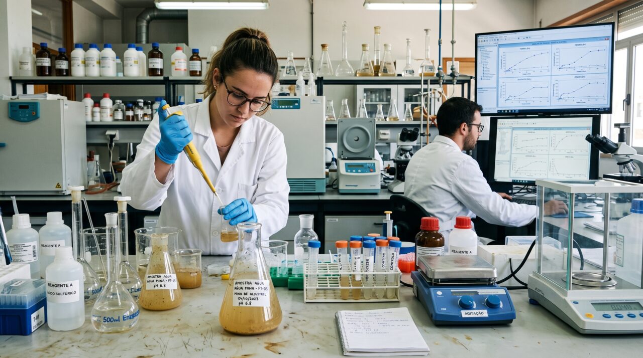 Bactérias de uma mina fizeram 95% do urânio dissolvido desaparecer da água e o prenderam numa forma química que surpreendeu os pesquisadores pela estabilidade