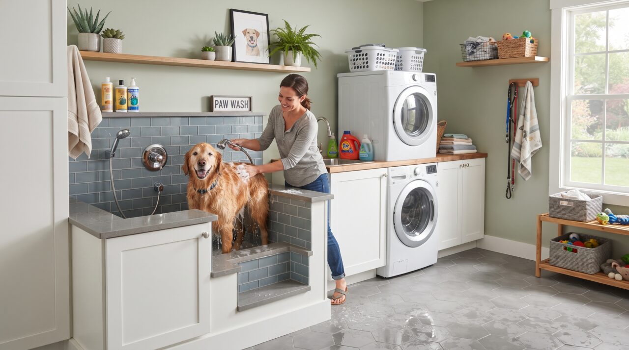 Custo e estrutura para montar um pet wash na lavanderia de casa