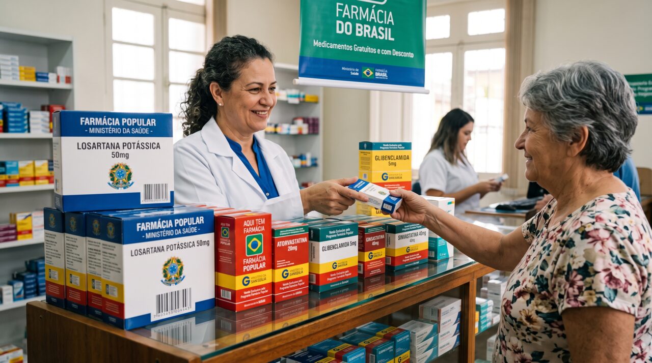 Como pegar remédios de graça para pressão, diabetes e uso contínuo no SUS e na Farmácia Popular