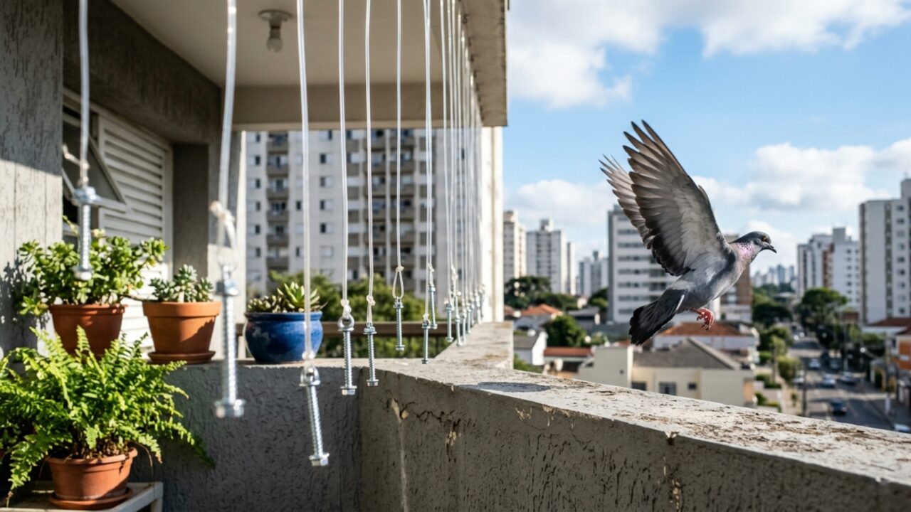 Por que colocar parafusos pendurados por fios na varanda? Solução caseira pode evitar um problema bastante comum