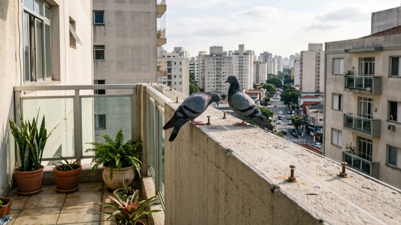 Por que colocar parafusos pendurados por fios na varanda? Solução caseira pode evitar um problema bastante comum