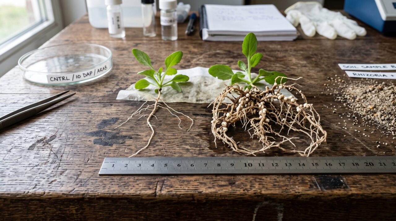 Raízes mudam por dentro quando faltam nutrientes: micróbios ajudam plantas a remodelar a própria anatomia para sobreviver