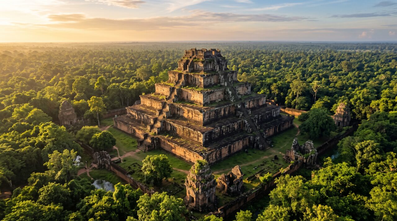 Uma capital ficou escondida dentro da floresta cambojana: templos e reservatórios foram erguidos em apenas 23 anos