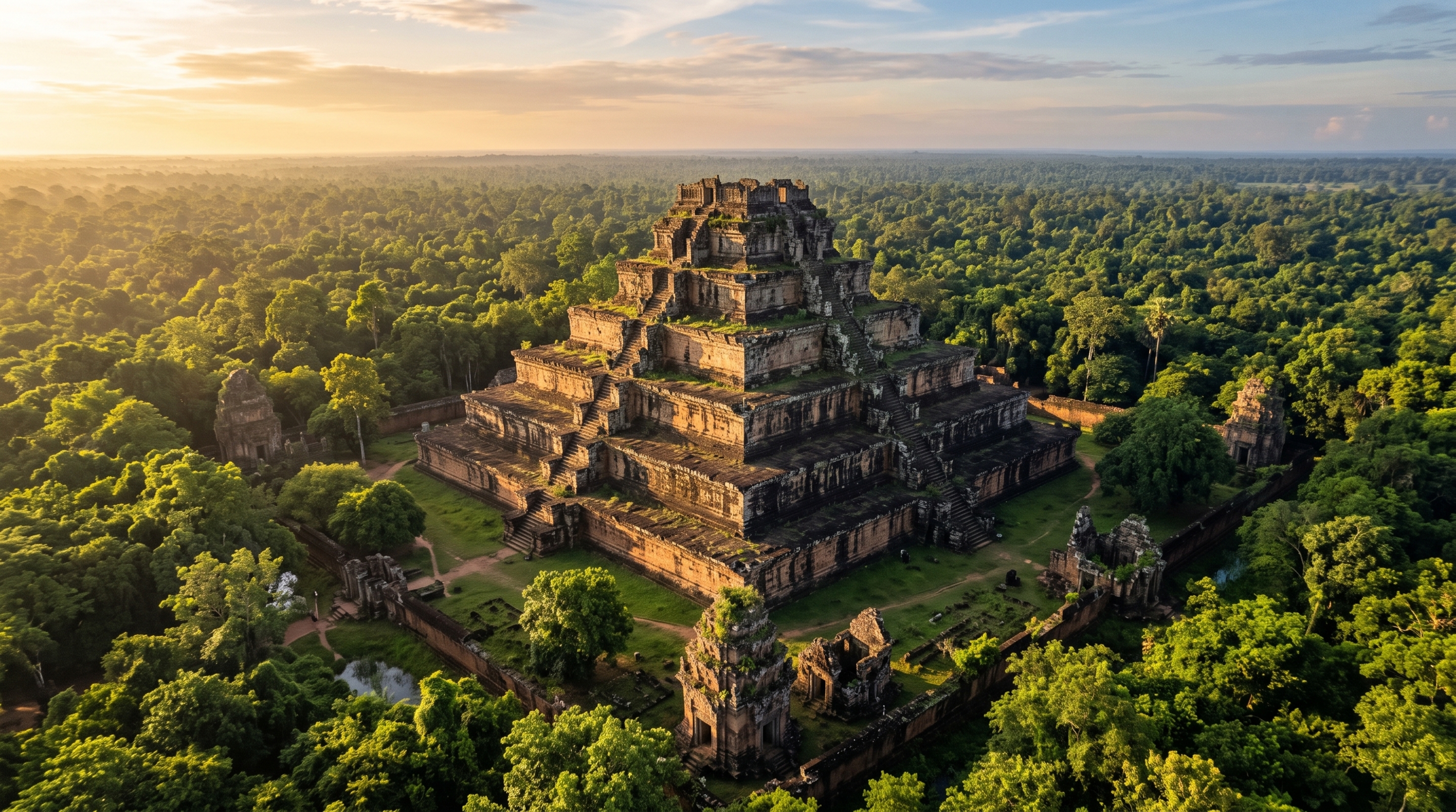 Uma capital ficou escondida dentro da floresta cambojana: templos e reservatórios foram erguidos em apenas 23 anos