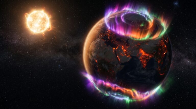 As primeiras auroras da Terra podem ter funcionado como um reator natural no céu, concentrando partículas capazes de favorecer reações químicas antes da vida