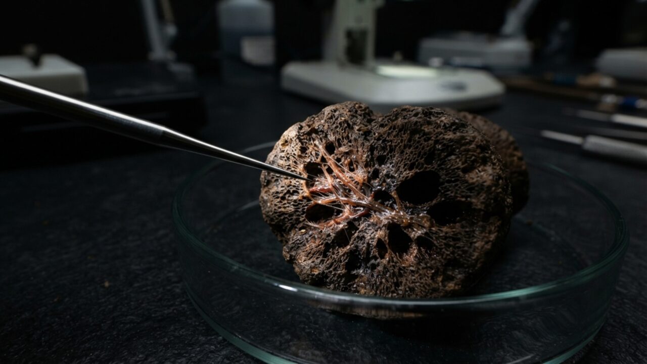 Um osso de dinossauro de 66 milhões de anos ainda guardava fragmentos de colágeno e reabriu a discussão sobre quanto tempo moléculas originais podem sobreviver