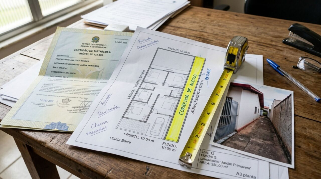 Homem compra casa com corredor lateral, levanta um muro e descobre que o espaço era usado há décadas como passagem pelo vizinho