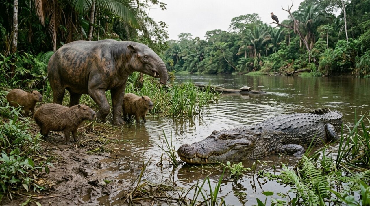 Um crocodiliano de sete metros deixou marcas nos ossos de grandes herbívoros e pode ter dominado a cadeia alimentar da América do Sul há mais de 10 milhões de anos