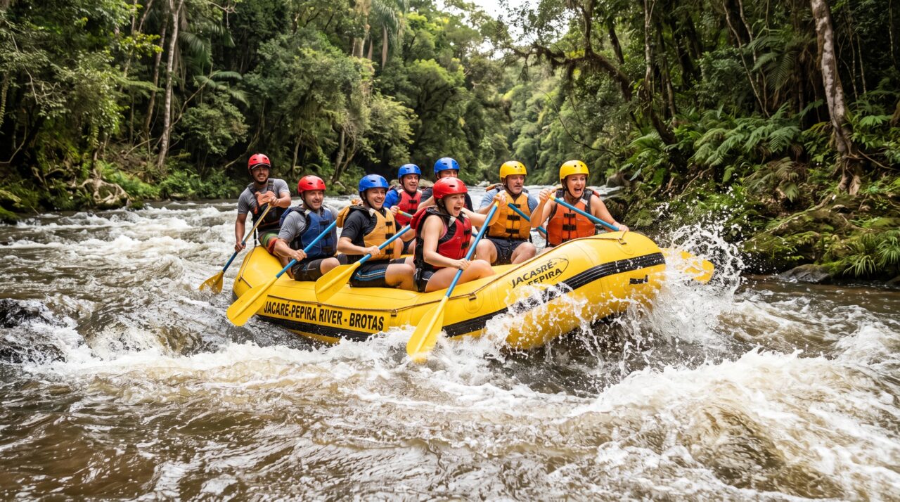 O município sede das famosas corredeiras de rafting do Rio Jacaré-Pepira