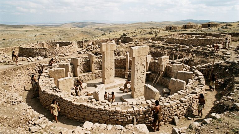 Göbekli Tepe reúne alguns dos mais antigos monumentos conhecidos do Neolítico