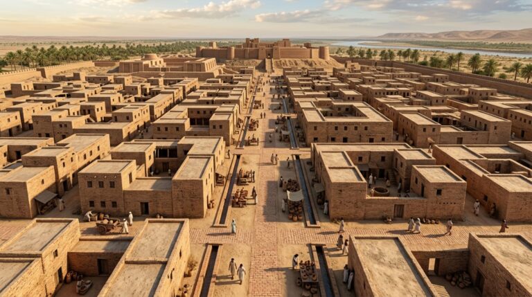 Mohenjo-daro reuniu centenas de poços, áreas de banho e drenagem em uma cidade planejada há cerca de 4.500 anos