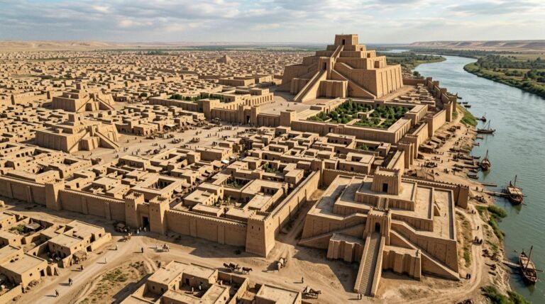 Ashur reuniu templos, palácios e três zigurates em um dos grandes centros da Assíria