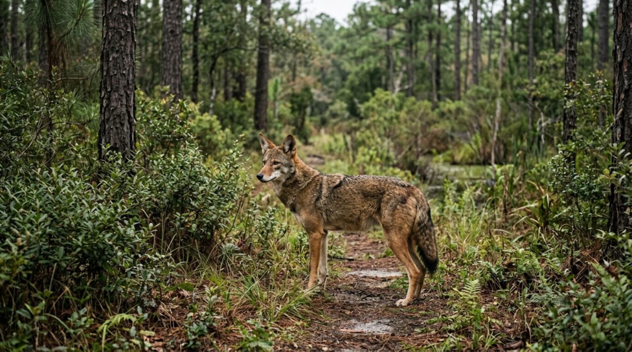 Um lobo quase desapareceu da natureza e hoje a sobrevivência da espécie depende de uma população reconstruída a partir de poucos animais