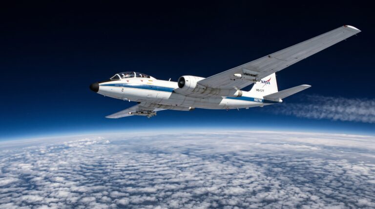 Um avião da NASA perseguiu a sombra da Lua a 15 mil metros para prolongar um eclipse e fotografar a coroa acima das nuvens