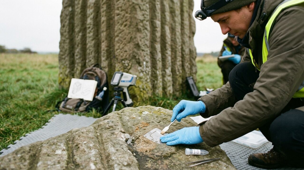 Cristais microscópicos permitiram rastrear a origem das pedras sem danificar o monumento