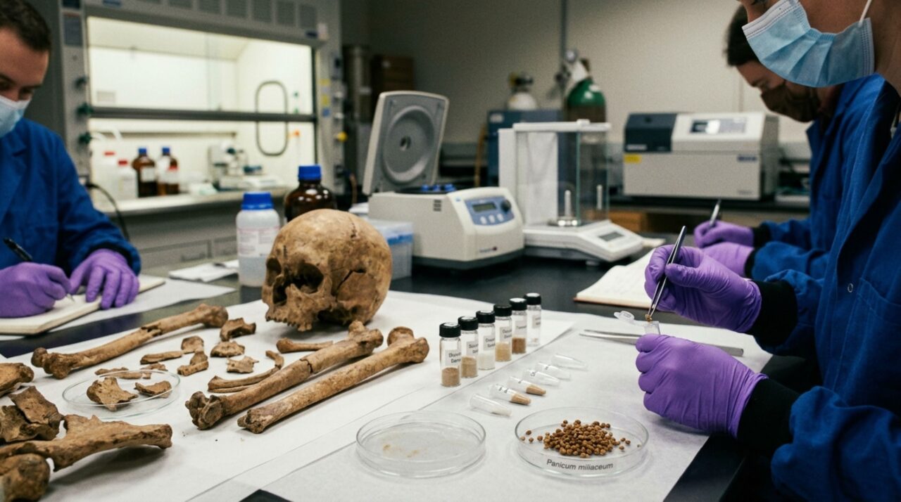 Isótopos preservados nos ossos revelaram quando o milheto entrou na dieta humana