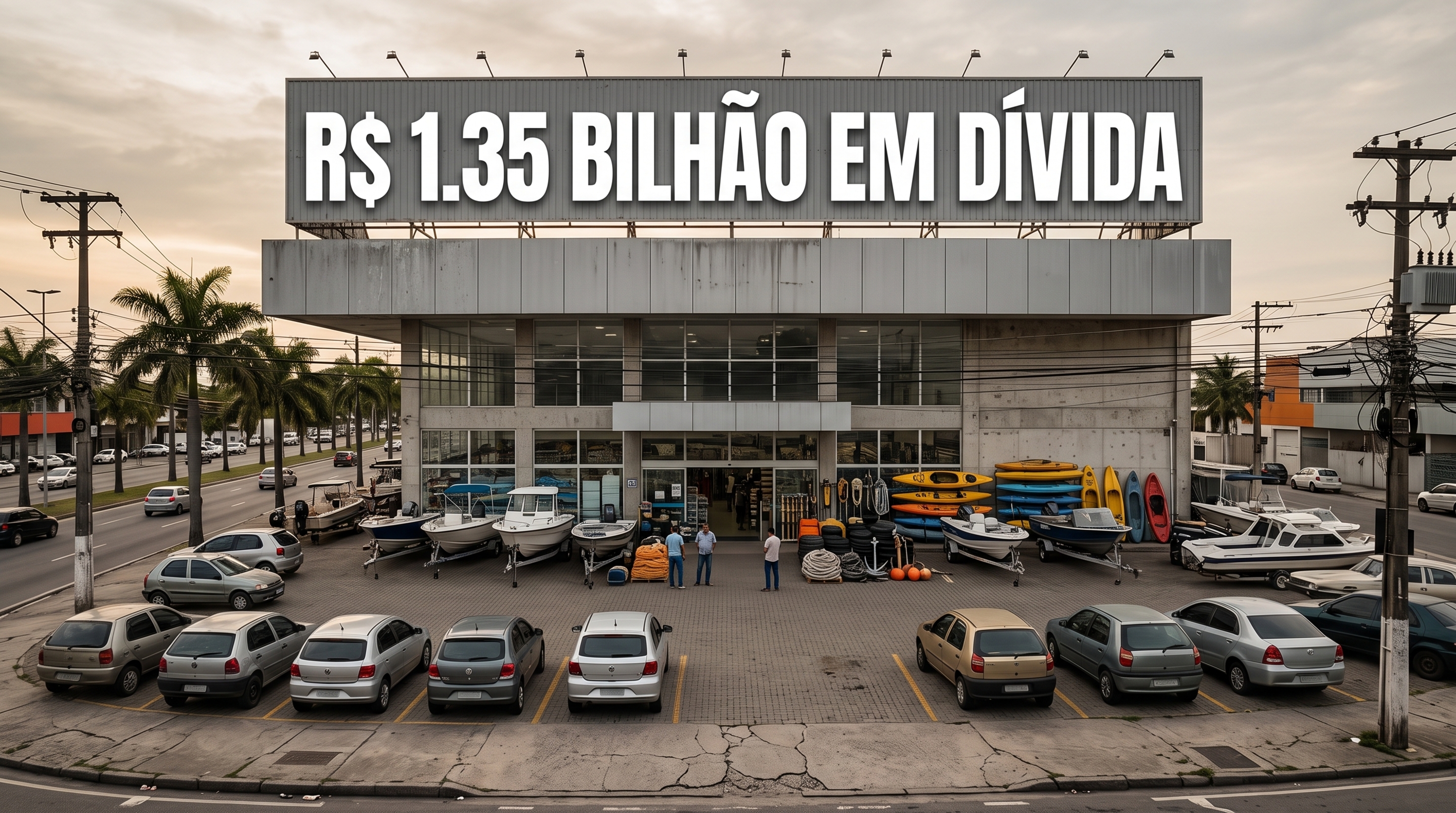 Uma rede de artigos náuticos entrou em recuperação, não recebeu nenhuma proposta válida pela empresa e acabou trocando cerca de R$ 1,35 bilhão em dívida por participação