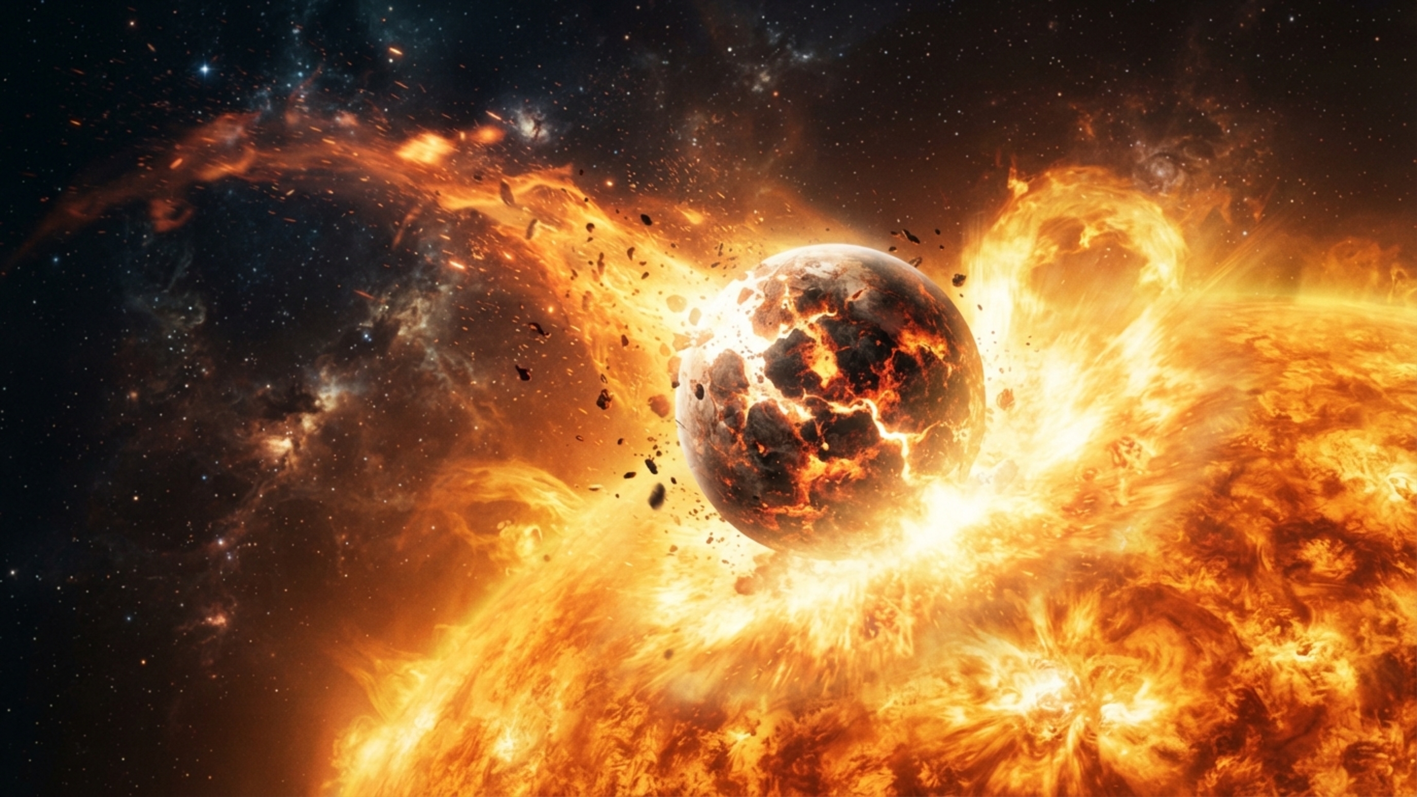 O Sol pode ter engolido um planeta no começo da vida: cientistas procuram marcas desse desaparecimento dentro da própria estrela
