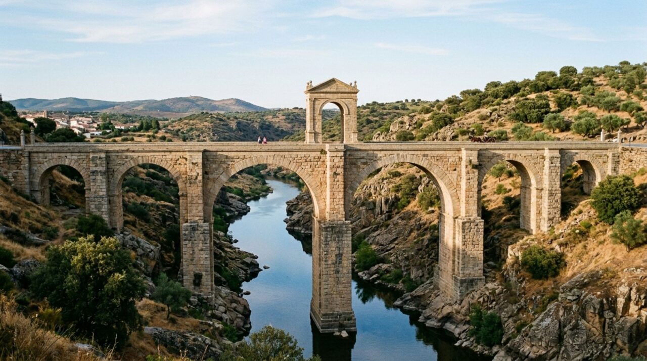 A ponte construída sem argamassa que atravessa um rio e permanece de pé graças à distribuição precisa do peso das pedras