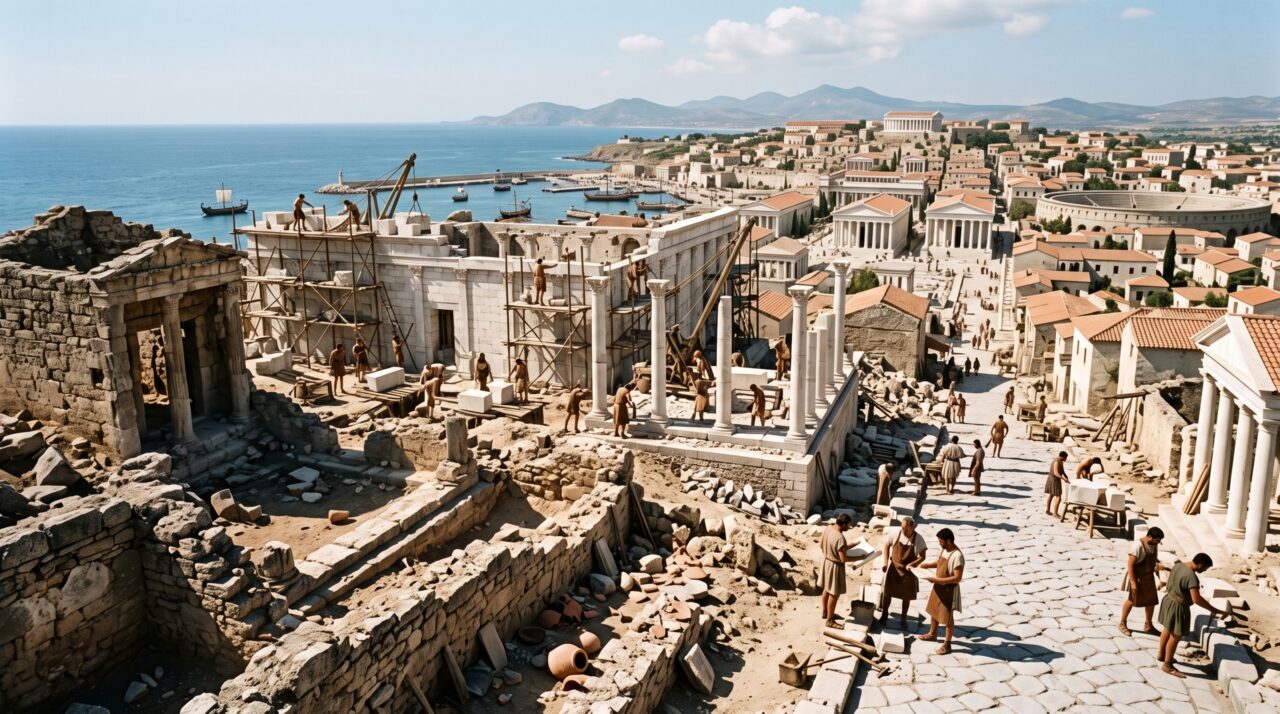 Roma destruiu esta potência mediterrânea em 146 a.C. e depois construiu outra cidade exatamente sobre as ruínas da rival derrotada