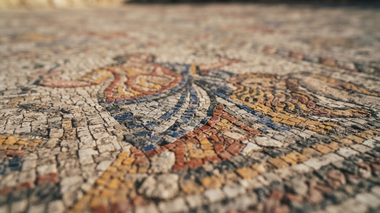 Uma cidade começou como acampamento e virou vitrine de Roma na África: ruas e mosaicos de Dougga ainda atravessam a planície tunisiana