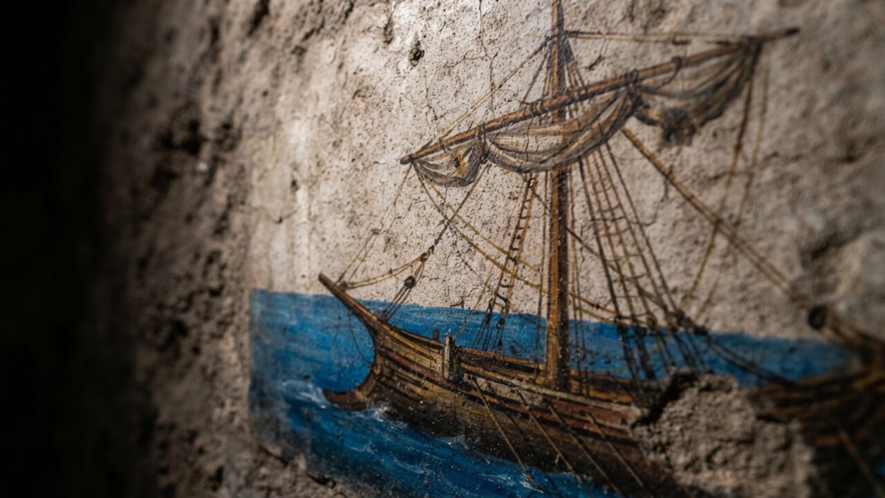 Um complexo romano ficou escondido por dois milênios: mosaicos e afrescos gigantes mostram uma misteriosa cidade marítima