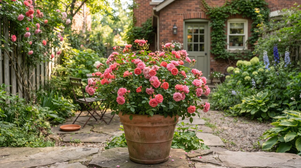 O uso da borra de café nas roseiras para afastar pragas e estimular floração