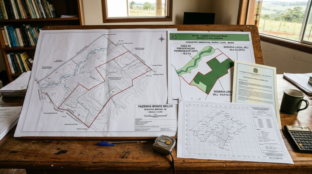 Família compra terreno rural para construir casa de campo, inicia os planos e descobre que parte da área tem restrição ambiental, projeto precisa mudar e prejuízo pode envolver vendedor e documentação do imóvel
