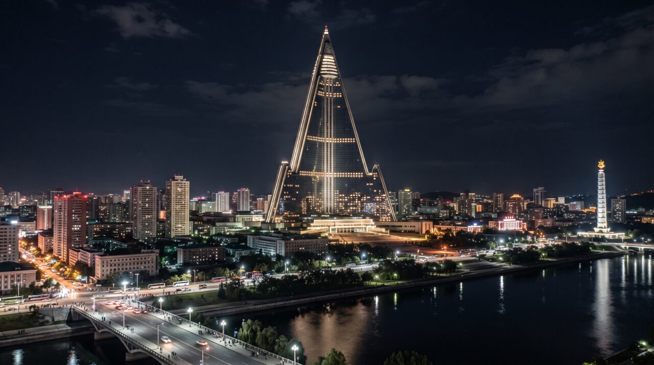 A história e as curiosidades sobre a construção e o abandono do Hotel Ryugyong na Coreia do Norte
