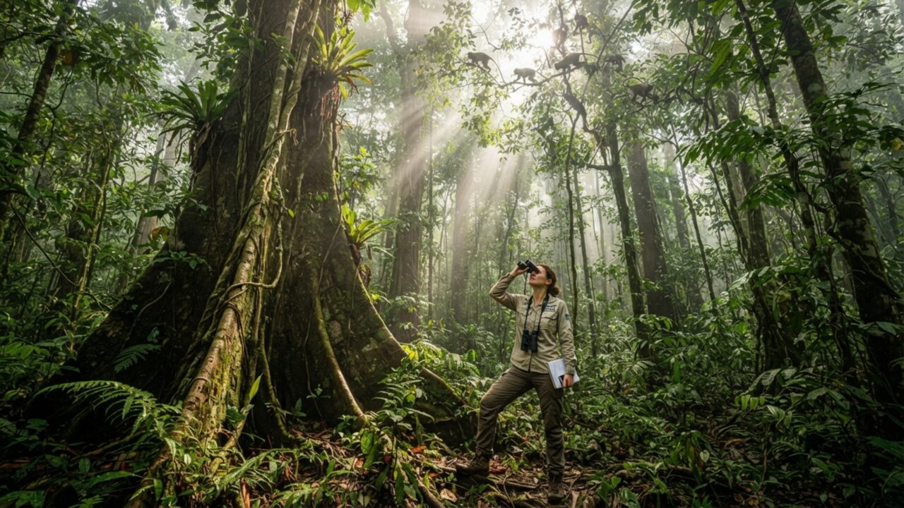 Macacos escalaram troncos quase verticais dobrando o meio do pé em até 46 graus e colocaram uma antiga ideia sobre evolução humana em dúvida