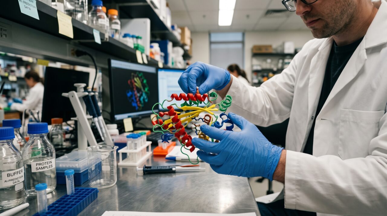 Proteínas humanas escondidas começaram a aparecer com ajuda da IA: modelo encontra sequências ignoradas e ajuda a prever o que elas fazem